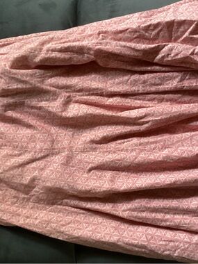 GAP Light Pink and White Cotton Top